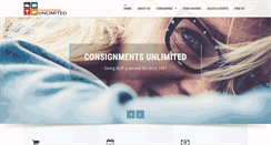 Desktop Screenshot of consignmentsunlimited.com
